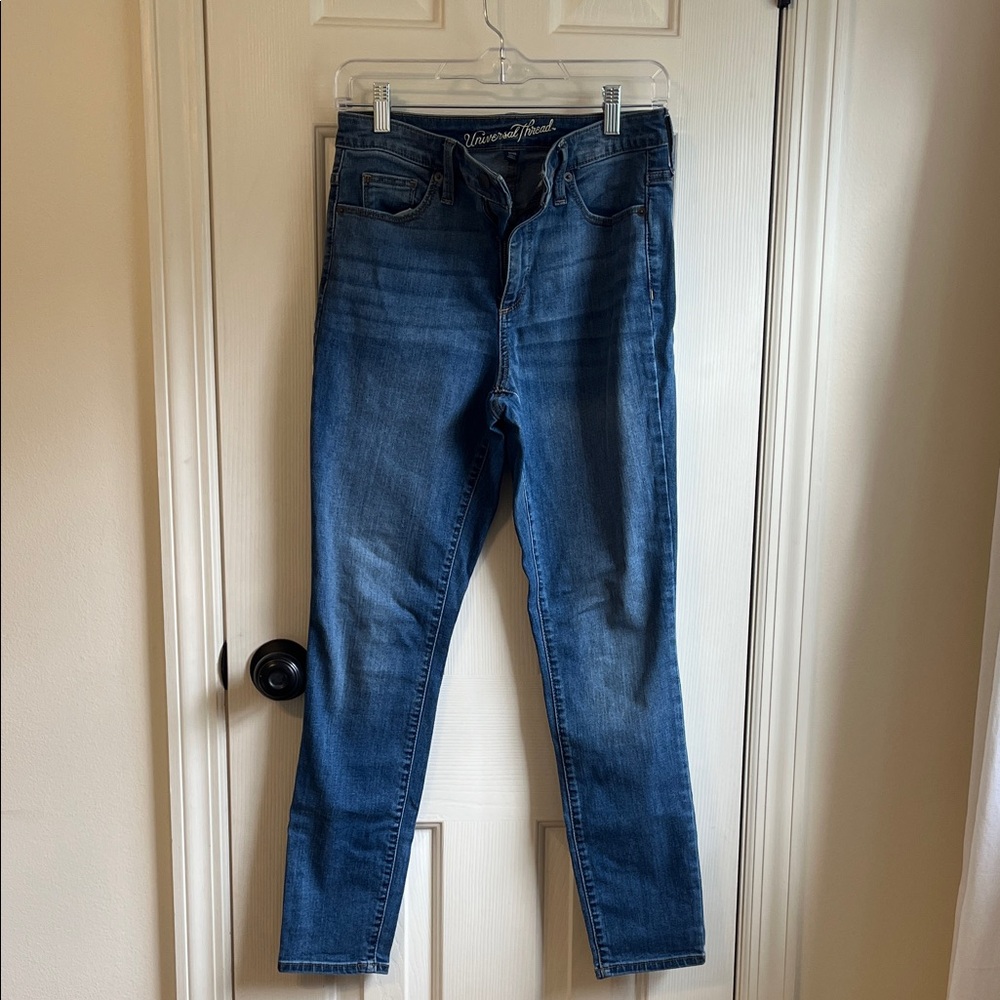 Universal Thread Dark Blue High-Rise Skinny Jeans